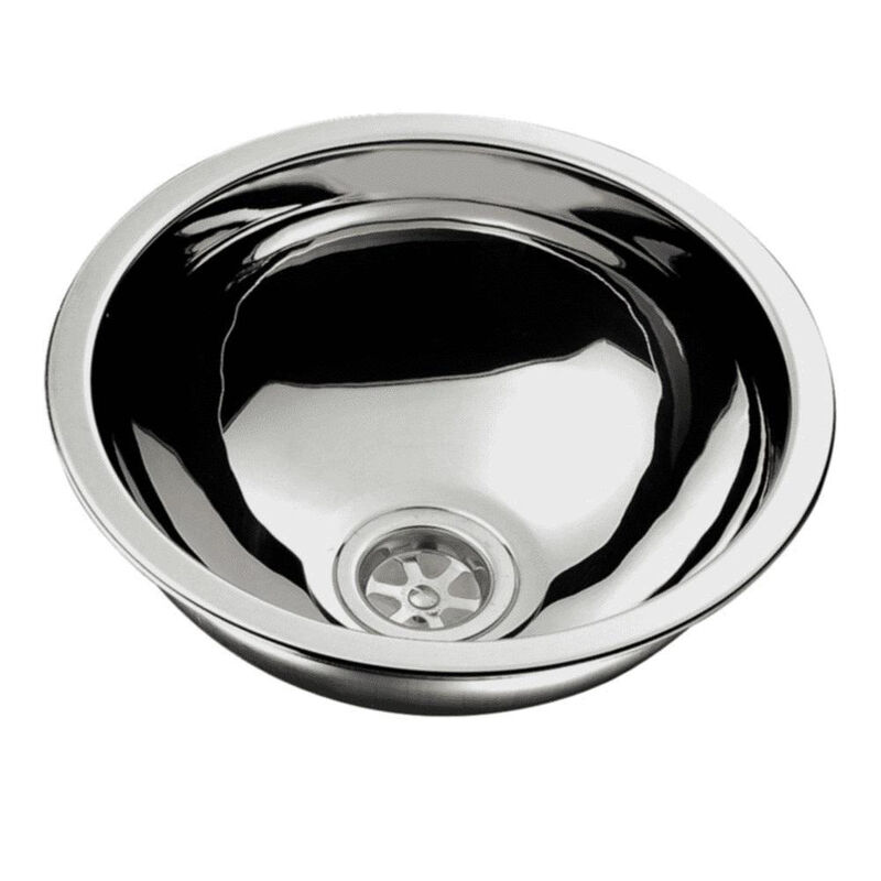 Ambassador Half-Sphere Sink, Ultra Mirror, 9-1/2" dia. image number 1
